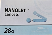 Blutlanzetten Nanolet Lancets 28G für Injektor 200 Stück