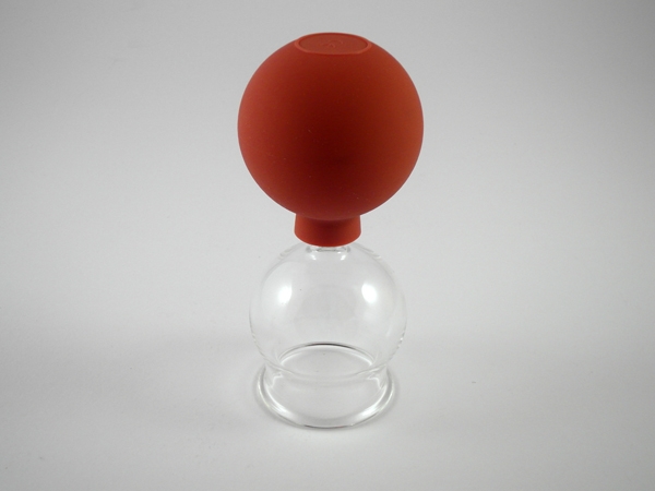 Schröpfglas mit Ball 3,5 cm